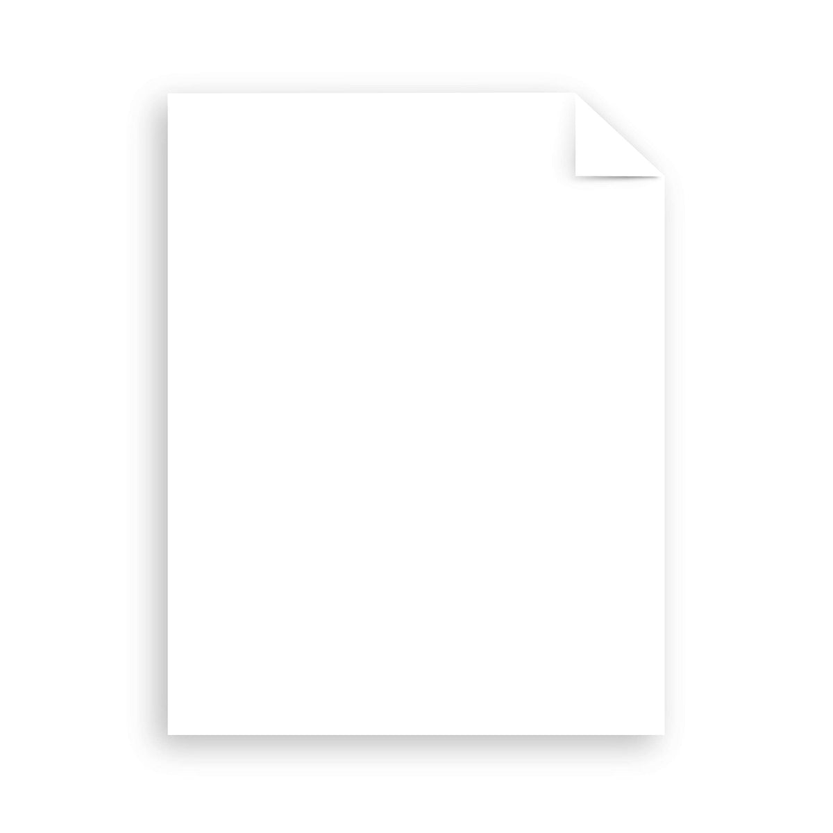 Neenah Coverstock, Bright White, 325 Sheets, 65 lb, 8.5" x 11", 91632