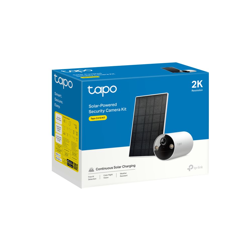 TP-Link Tapo C410 KIT Solar-Powered 2K Security Camera