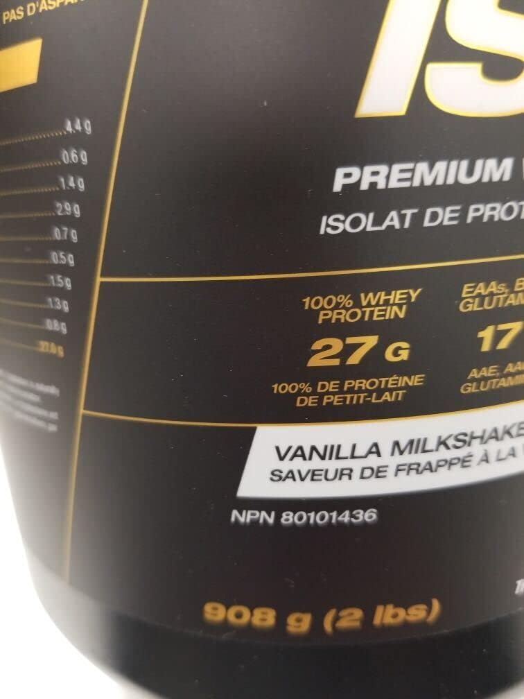 PVL Isogold Grass Fed Isolate Whey Protein, Chocolate, 2.27 kg