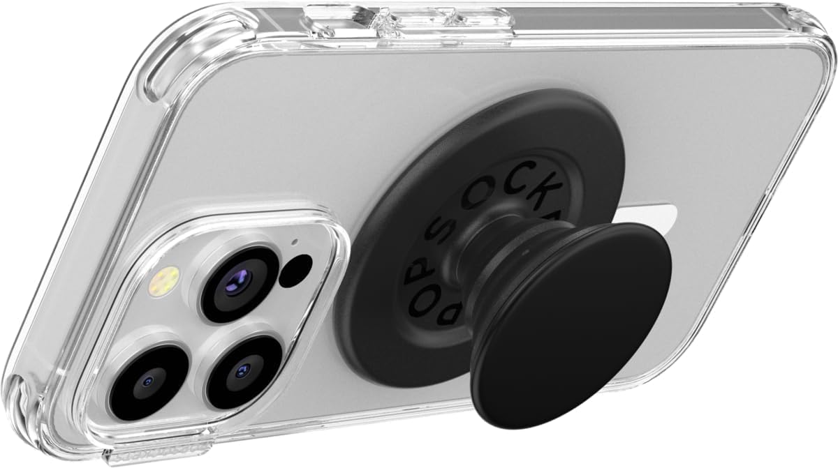 PopSockets Phone Grip for MagSafe with Kickstand, Black