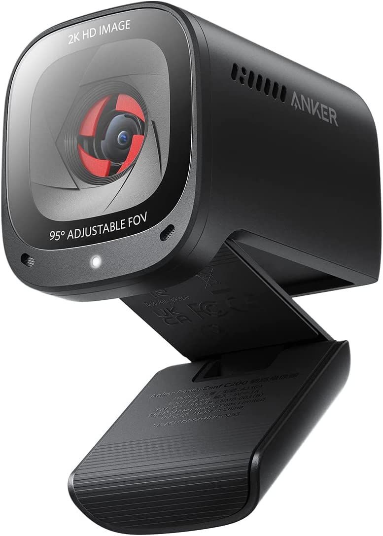 Anker PowerConf C200 2K Webcam, AI Noise Canceling Mic