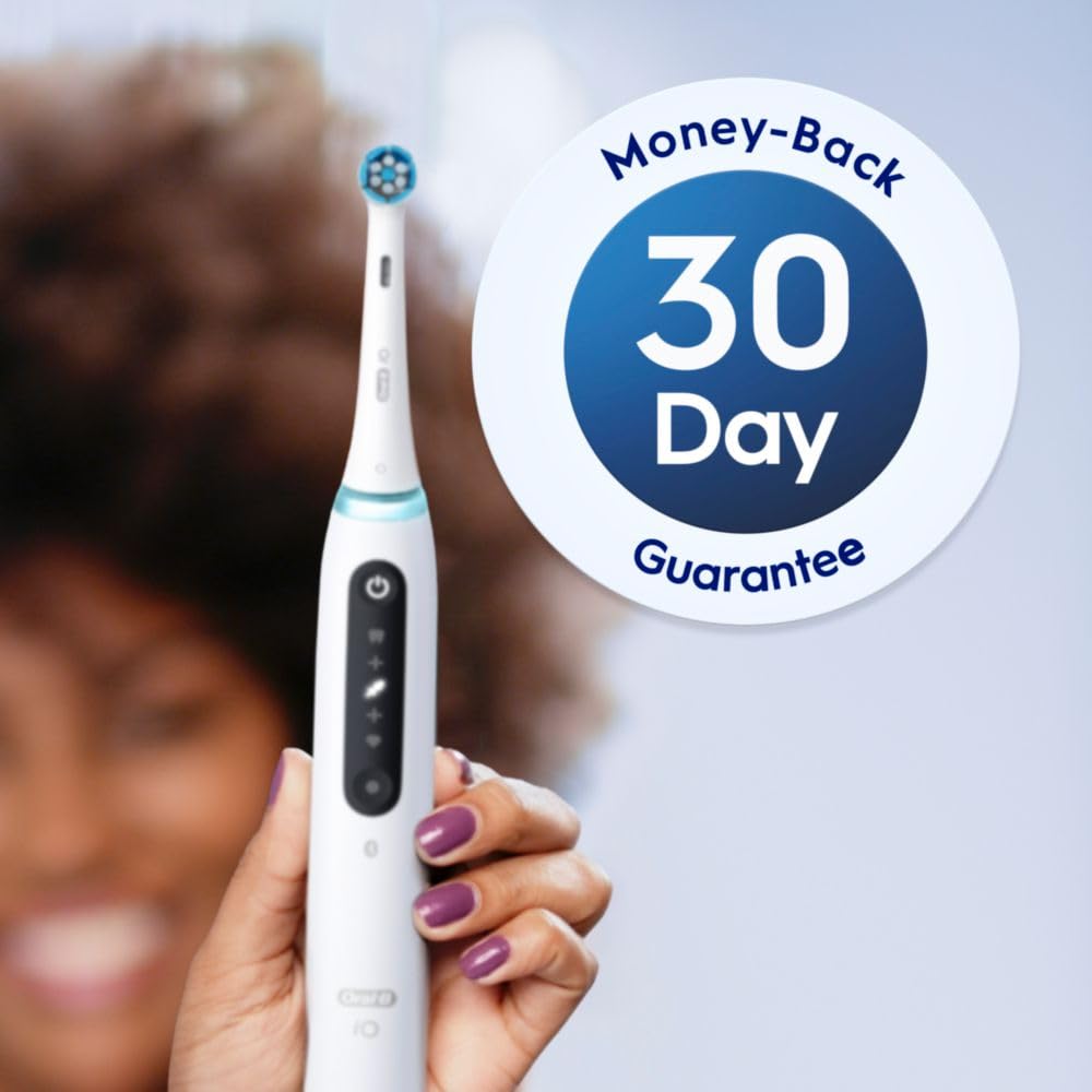 Oral-B iO Brush Heads, White, 4 Ultimate Clean + 1 Gentle Care