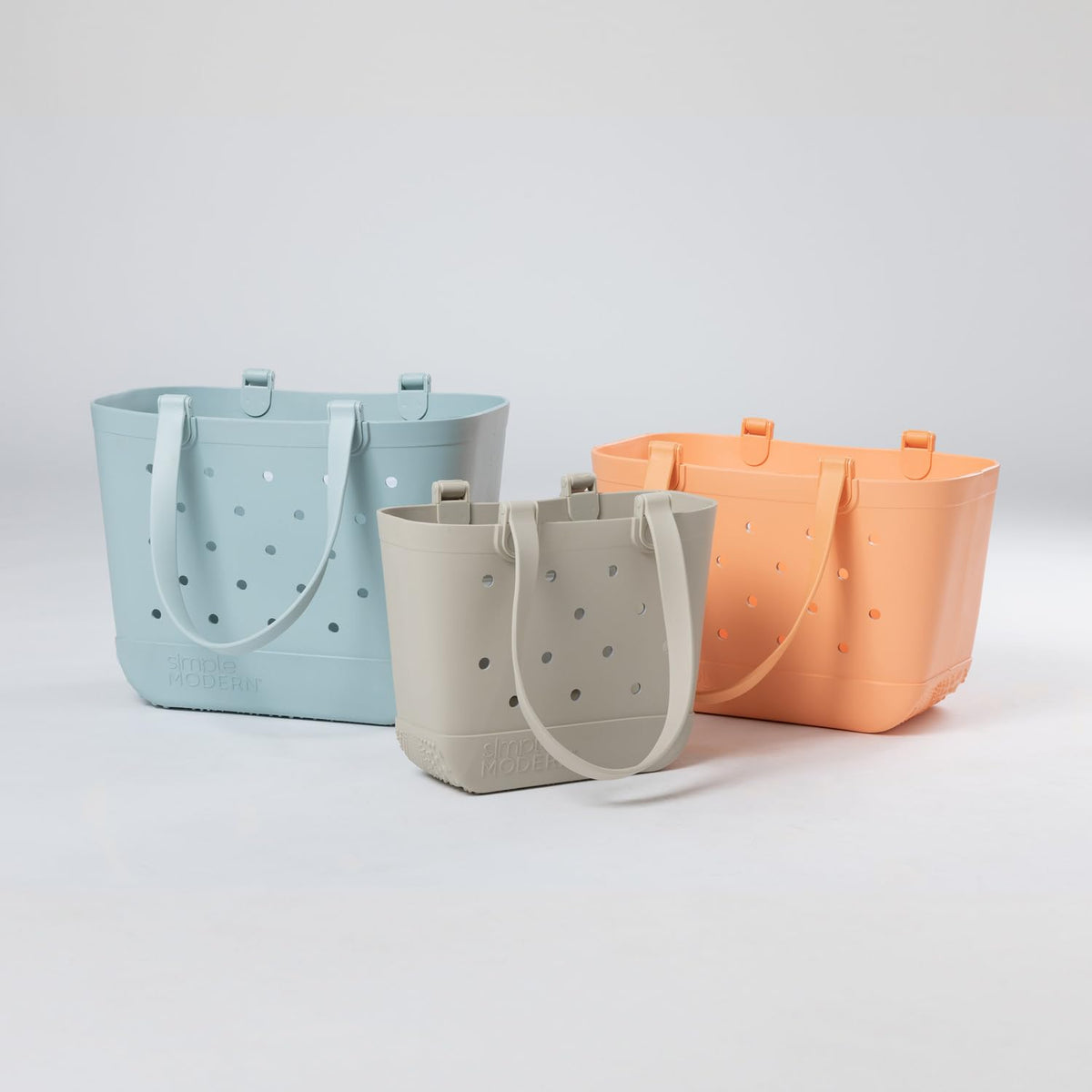 Simple Modern Waterproof Rubber Beach Bag, Extra Large, Beige
