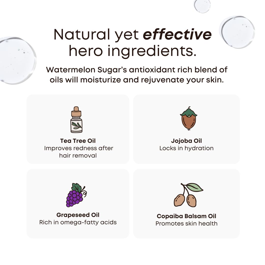 Bushbalm Ingrown Hair 2-Step Routine, Watermelon Sugar