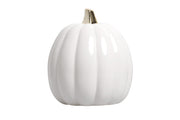 Pearhead White Ceramic Pumpkin, Small