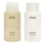 OUAI Fine Shampoo and Conditioner Set, 10 Fl Oz