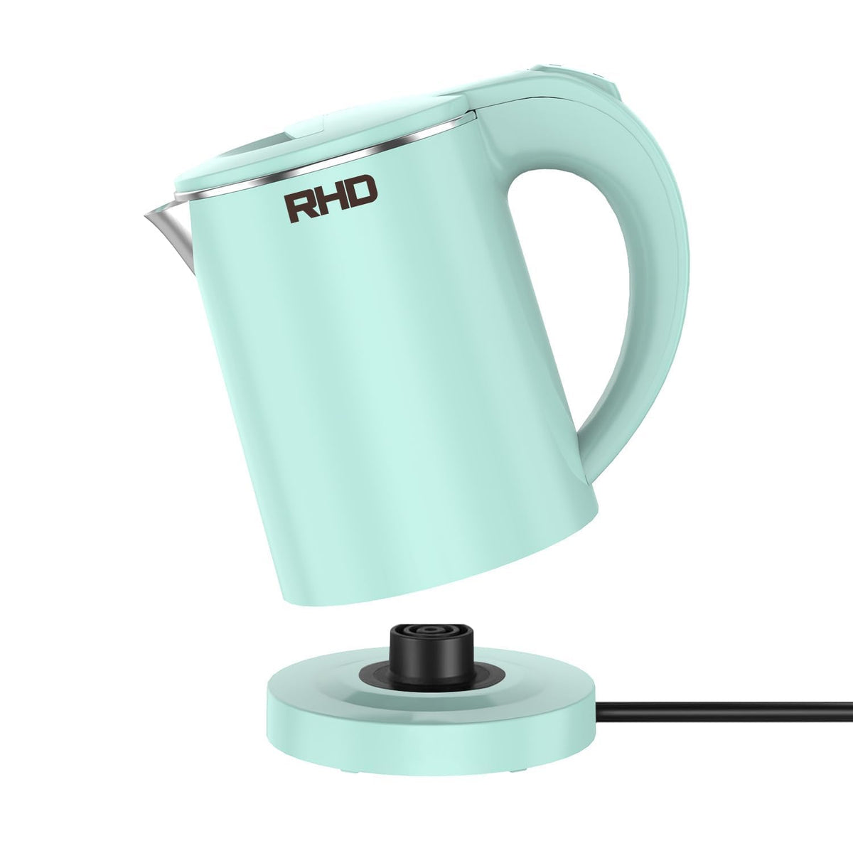 RHD Small Portable Electric Kettle, 0.5 L, 304 Stainless Steel, Green