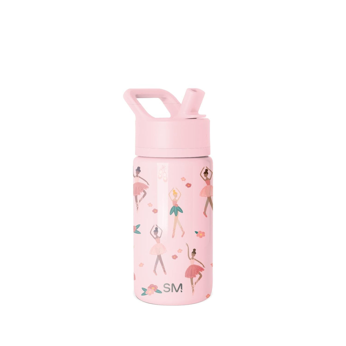 Simple Modern Kids Water Bottle and Toddler Cup, 14oz, Ballerina
