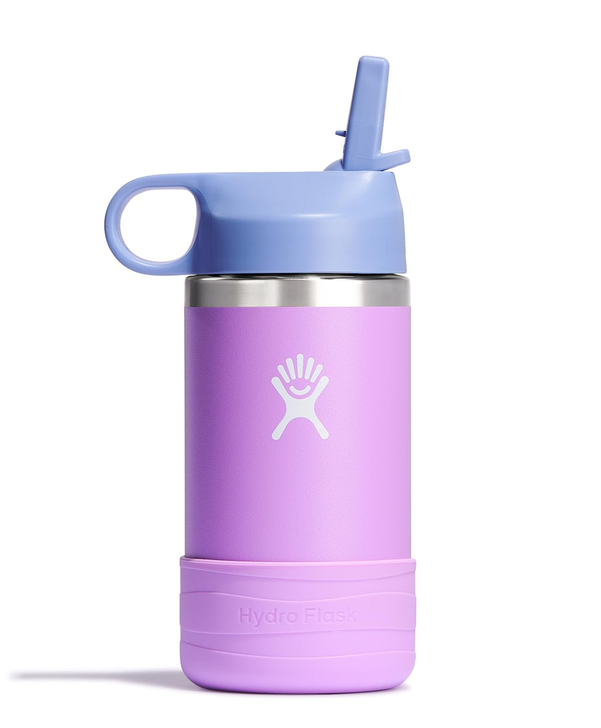 Hydro Flask 12 Oz Kids Wide Mouth Bottle with Straw Cap, Anemone