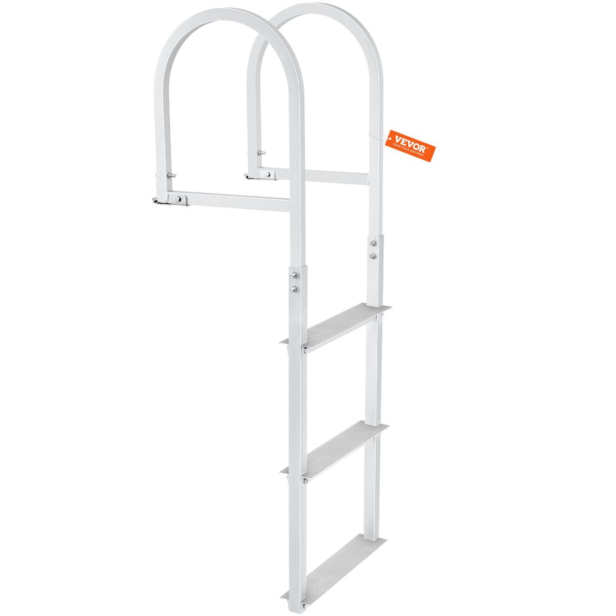 VEVOR Removable Aluminum Dock Ladder, 3 Steps, 500 lbs