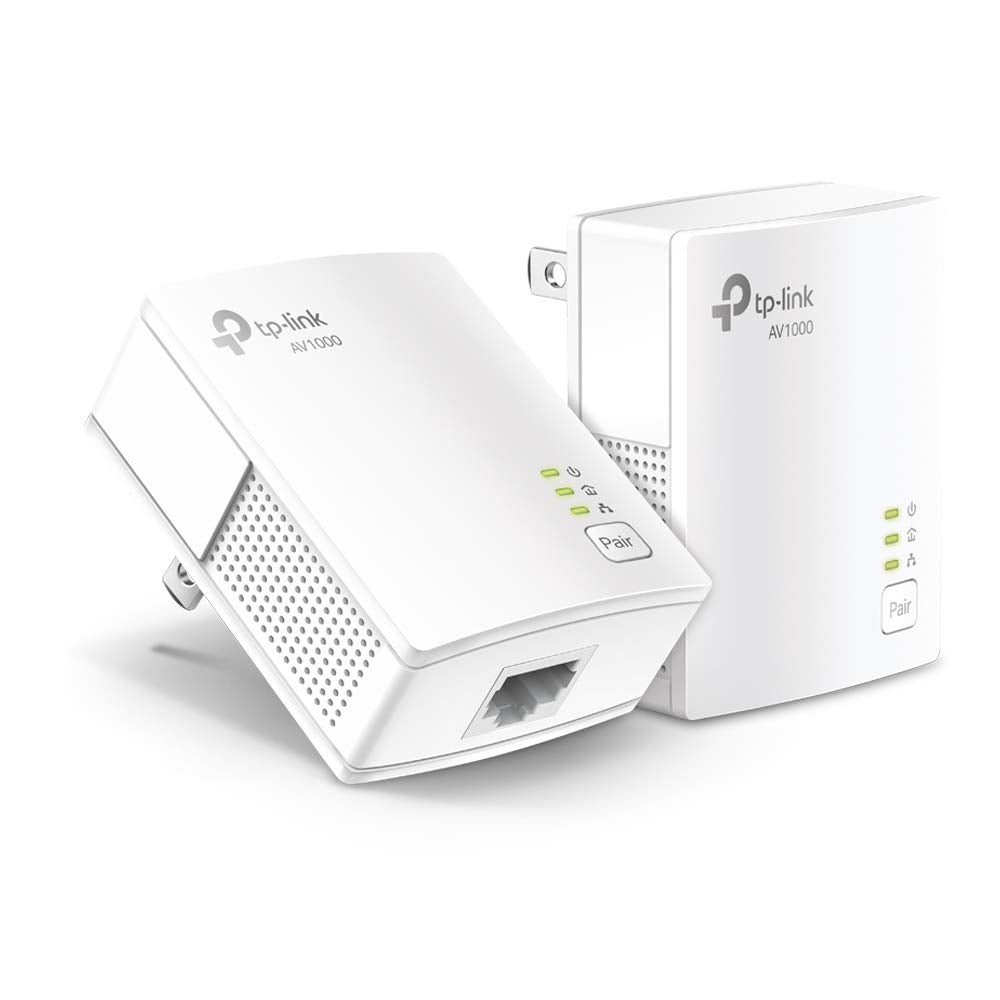 TP-Link Powerline Ethernet Adapter Starter Kit, TL-PA7017 KIT, AV1000