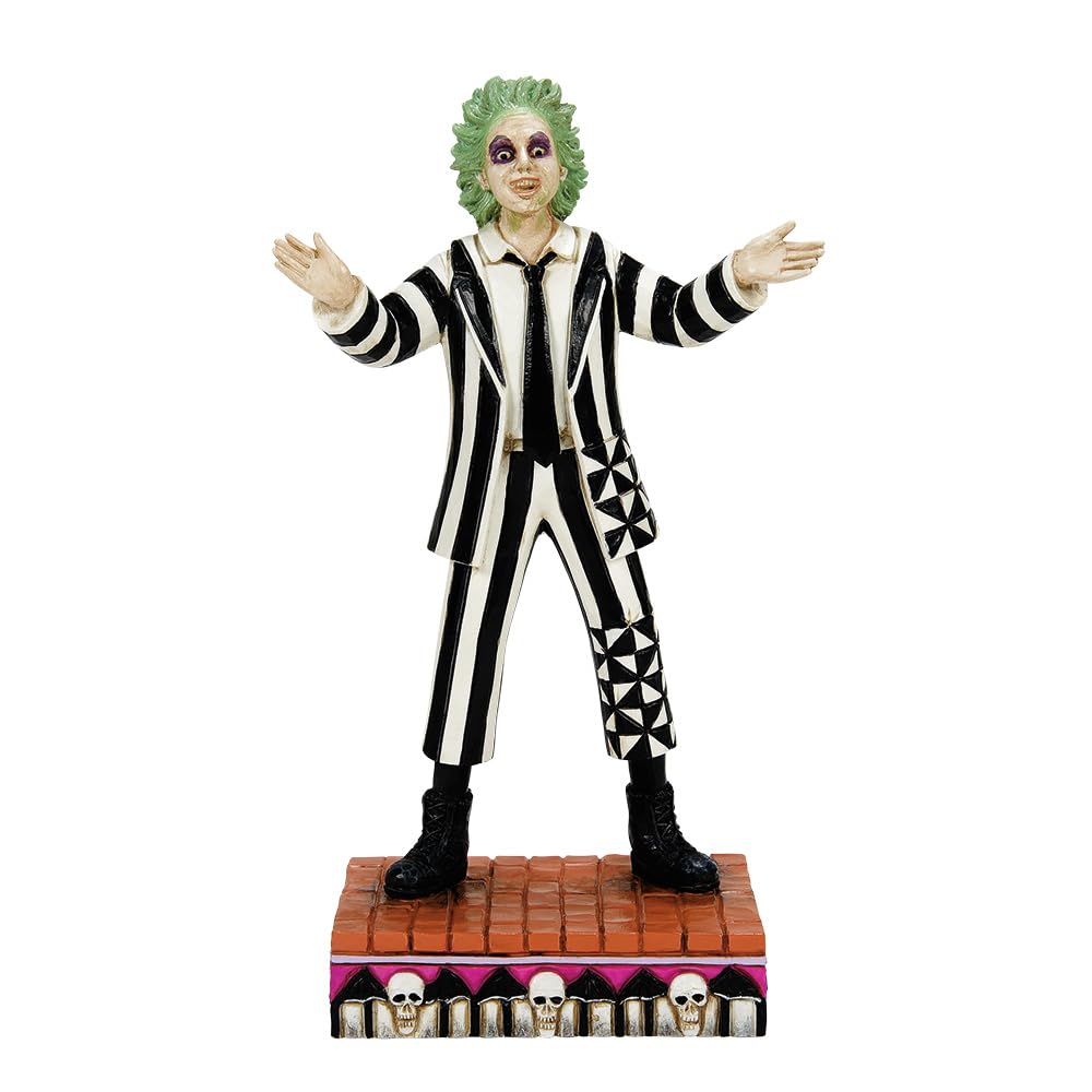 Enesco Beetlejuice by Jim Shore Standing Pose Figurine, 7.01 Inch