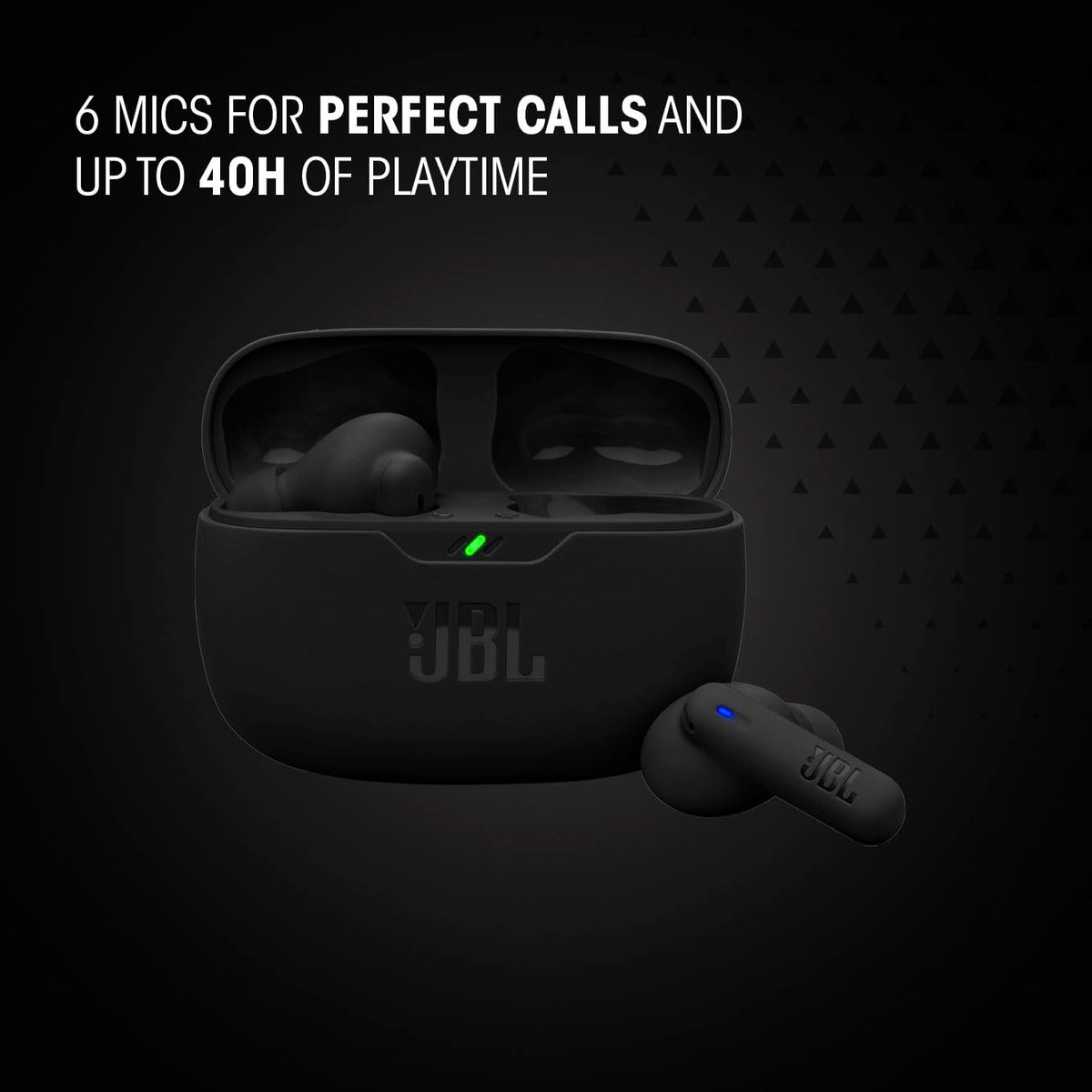 JBL Vibe Beam 2 True Wireless Noise Cancelling Earbuds, Blue