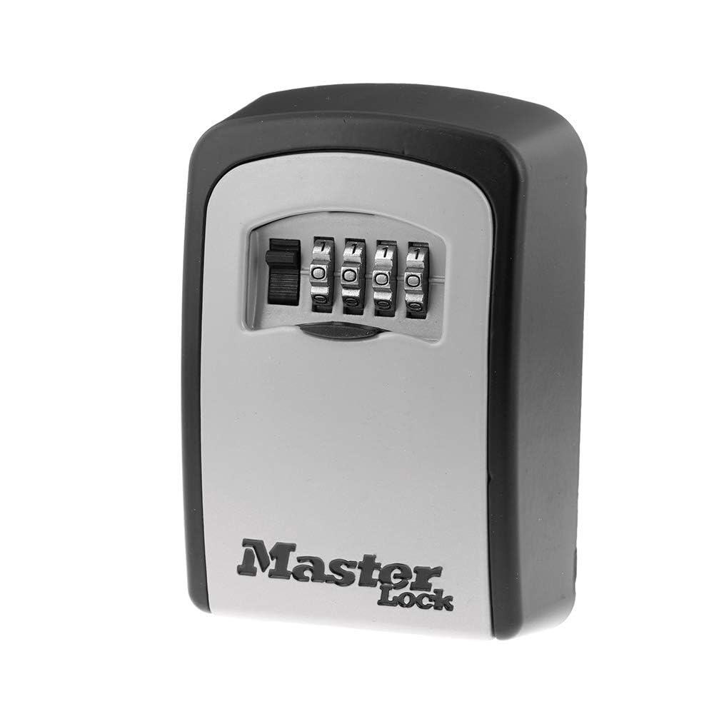 Master Lock Wall Mount Key Lock Box, 5 Key Capacity, 5401D
