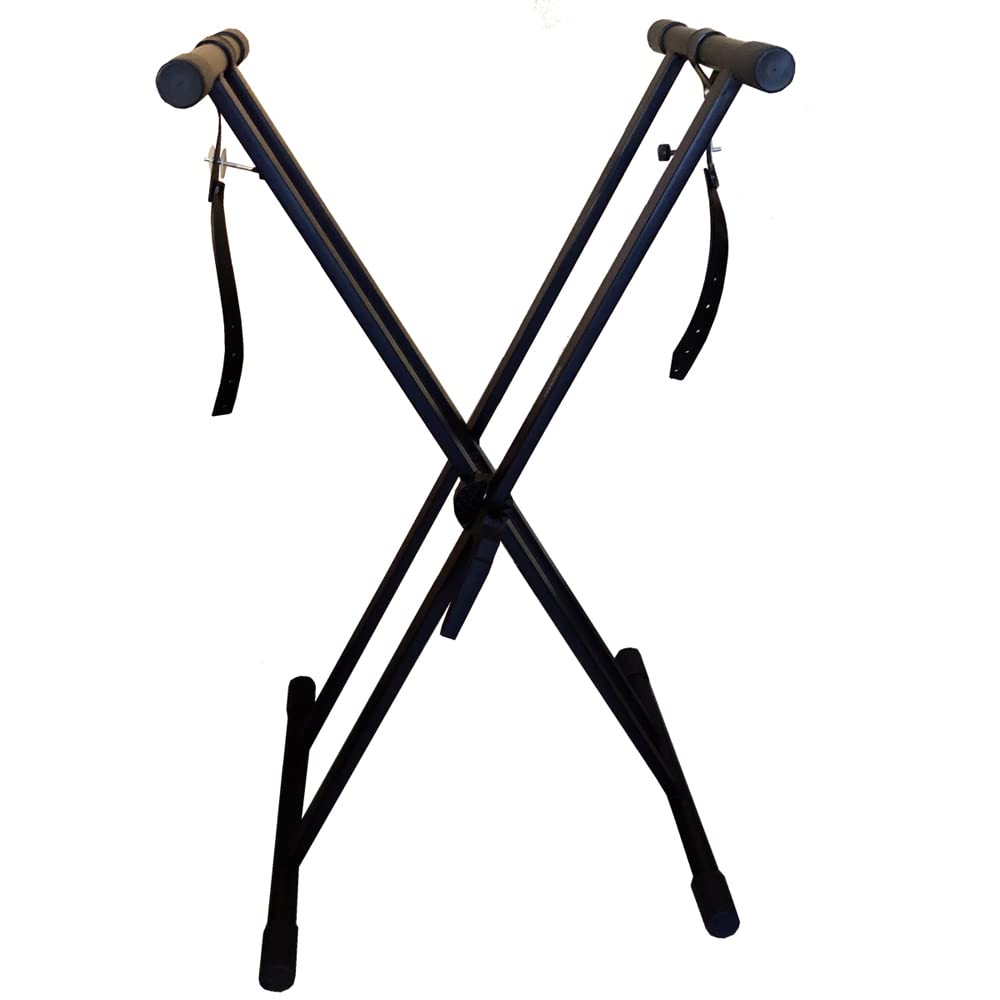RockJam Xfinity Double-X Adjustable Piano Keyboard Stand