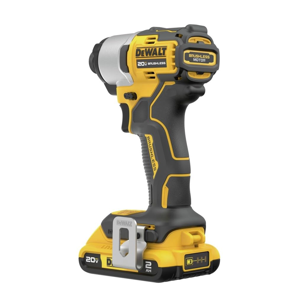 DEWALT 20V MAX Brushless Cordless Impact Driver, 1/4-In (DCF840D1)