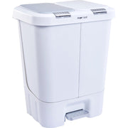 Step N' Sort 40 L Dual Compartment Recycling Bin, 2 x 20 L