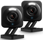 Wyze Cam v4 2.5K Security Camera, Black, 2 Pack