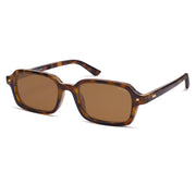 SOJOS SJ2610 Rectangle Polarized Sunglasses, Brown Tortoise/Brown