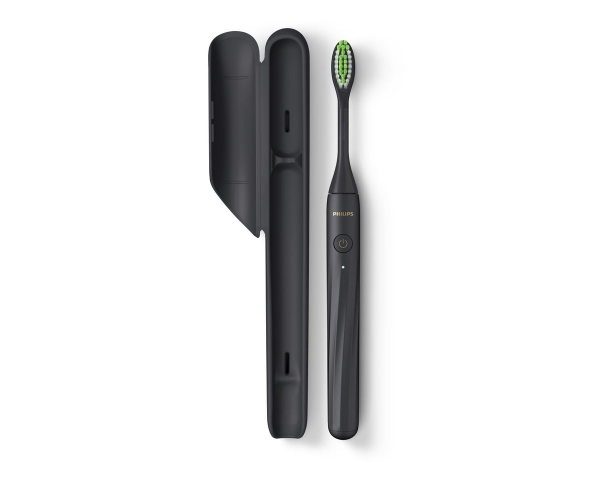 Philips One by Sonicare Battery Toothbrush, 1 Brush Head, Black
