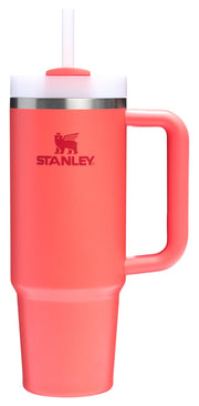 Stanley Quencher H2.0 FlowState Tumbler, 30 oz, Hot Coral