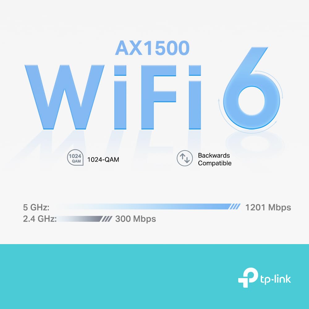 TP-Link Deco X10 AX1500 WiFi 6 Mesh System, 2-Pack