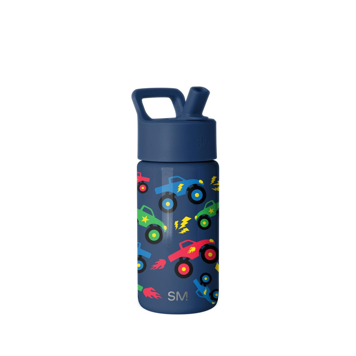 Simple Modern Kids Water Bottle and Toddler Cup, 14oz, Monster Truck