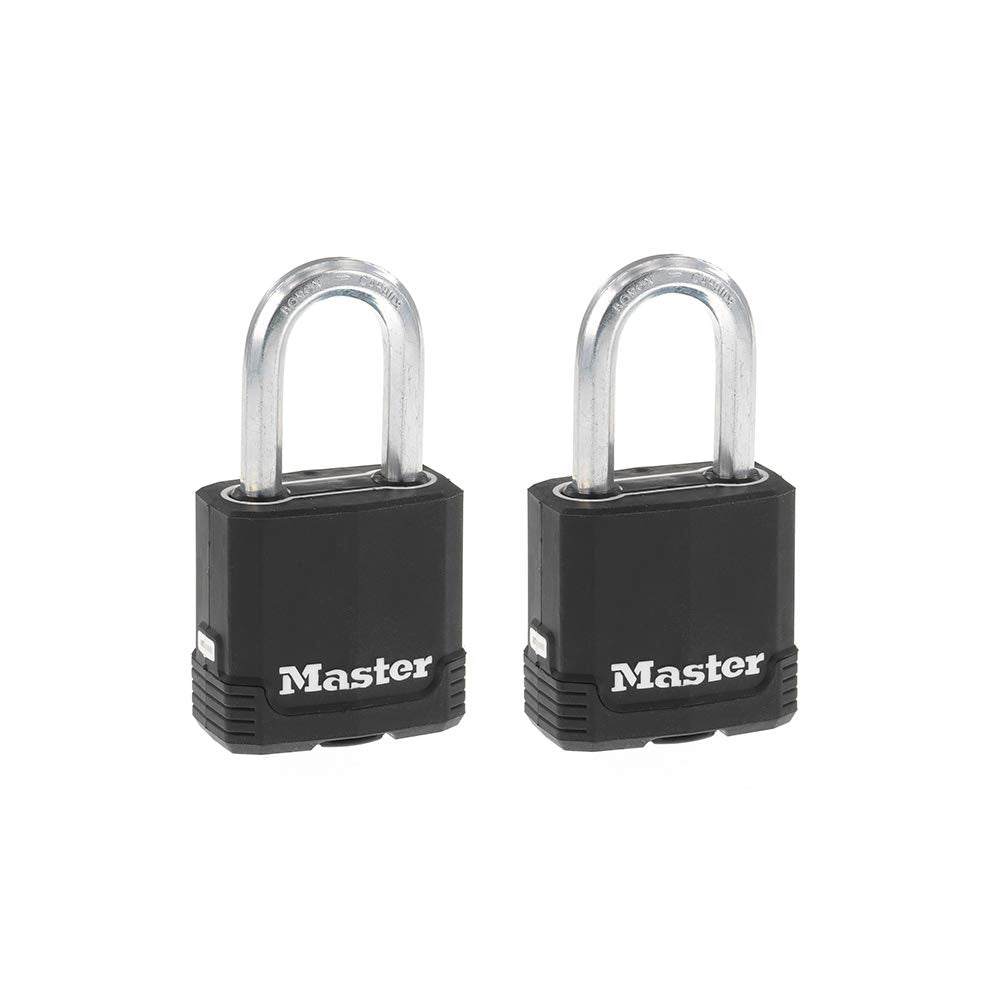 Master Lock Magnum Heavy Duty Outdoor Padlock, M115XTLF, 2 Pack