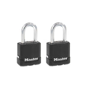 Master Lock Magnum Heavy Duty Outdoor Padlock, M115XTLF, 2 Pack
