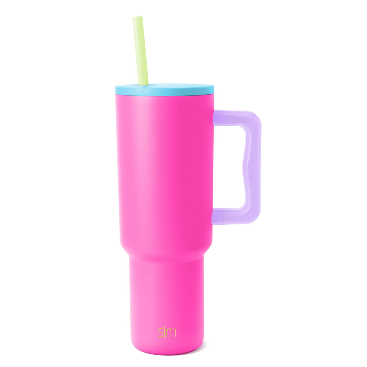 Simple Modern Tumbler with Handle and Straw, 40oz, 80s Mix