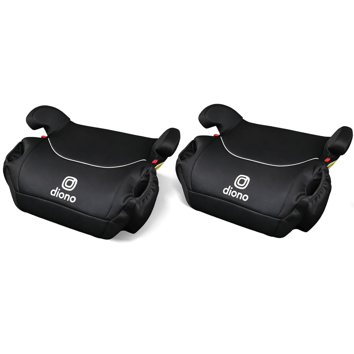 Diono Solana 2022 Backless Booster Car Seat, Pack of 2, Black Charcoal