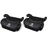 Diono Solana 2022 Backless Booster Car Seat, Pack of 2, Black Charcoal