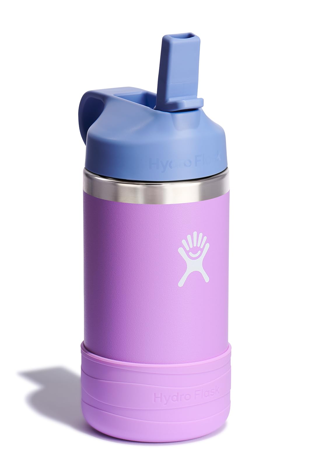 Hydro Flask 12 Oz Kids Wide Mouth Bottle with Straw Cap, Anemone