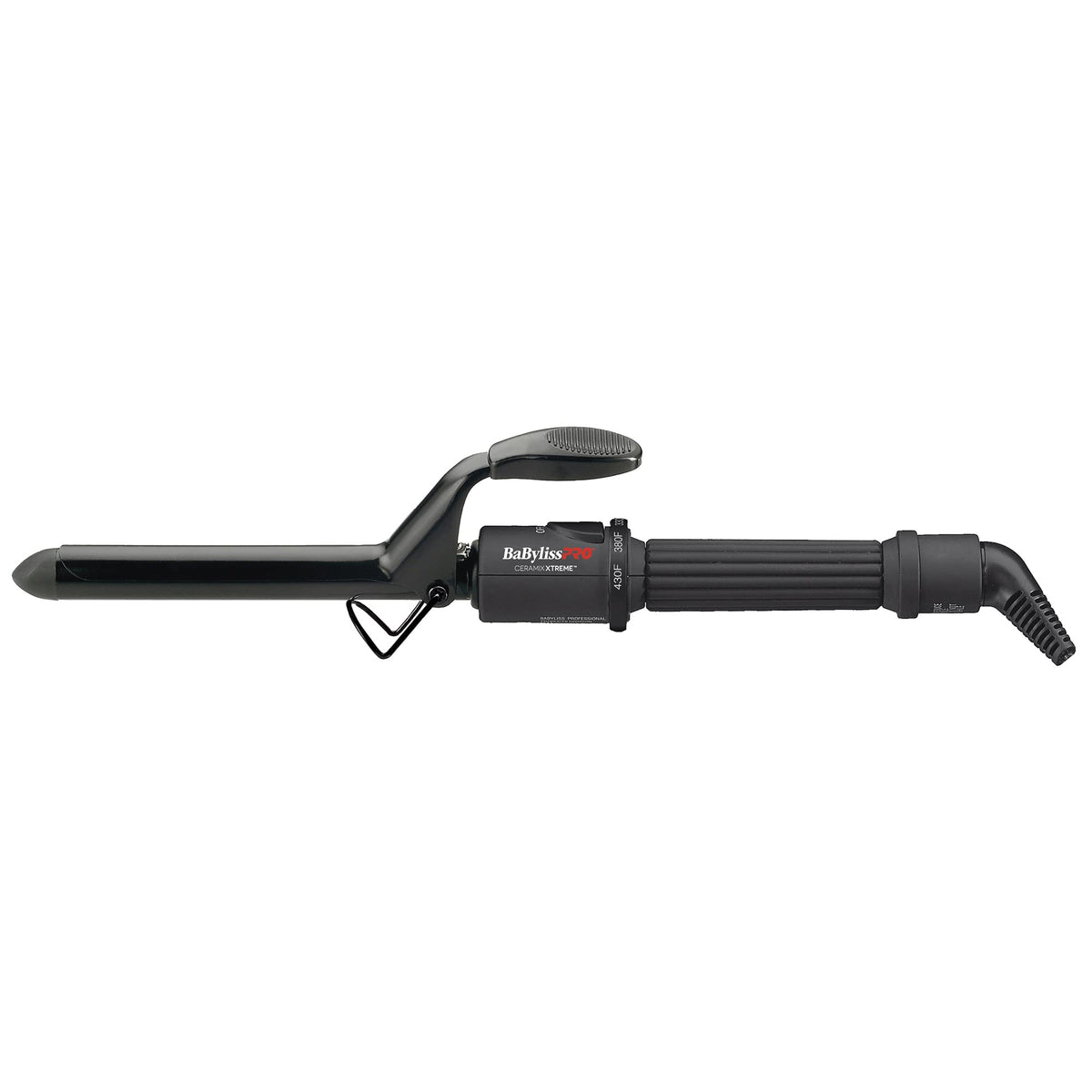 BaBylissPRO Ceramix Xtreme Ceramic Curling Iron, Spring Handle