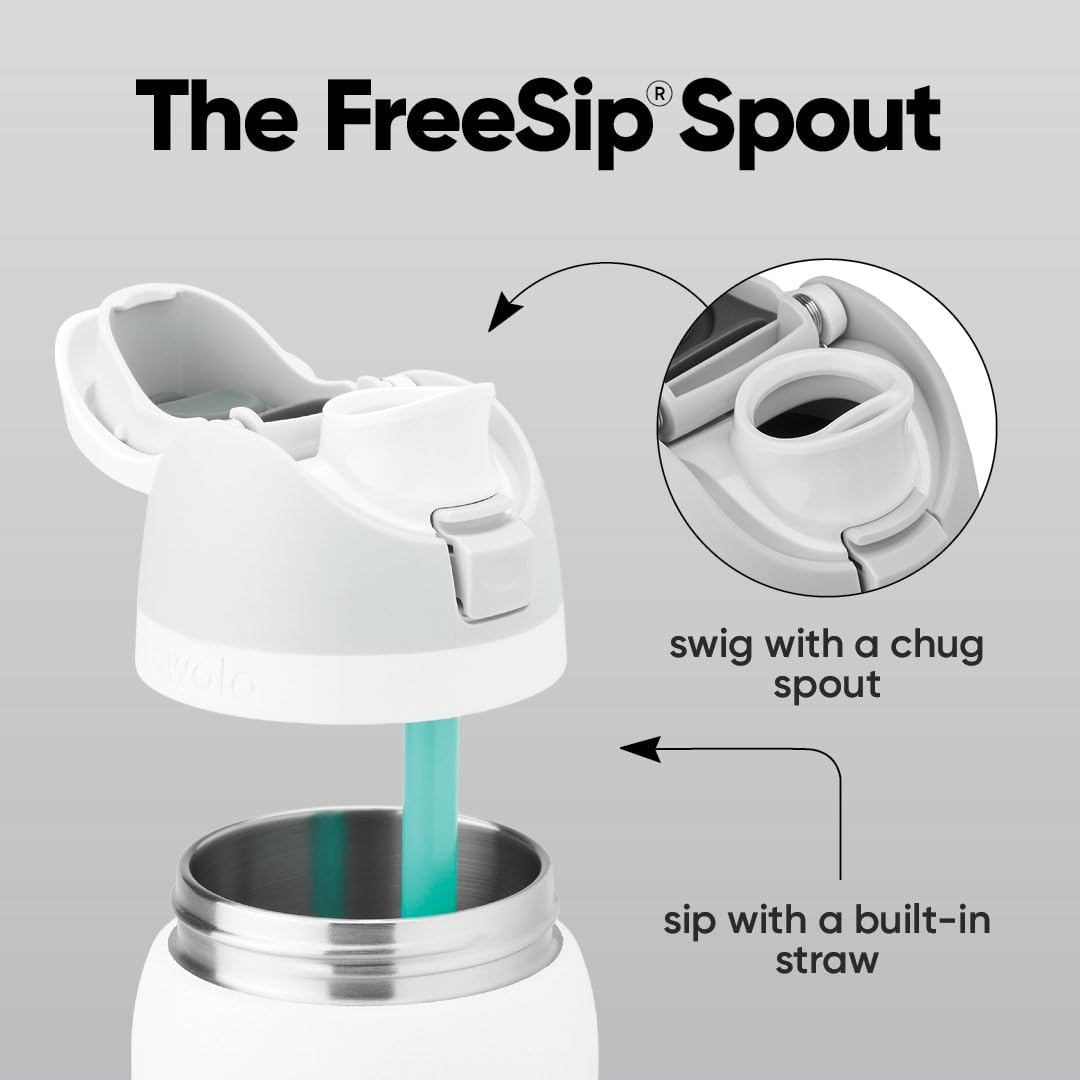 Owala FreeSip Insulated Water Bottle with Straw, 32 oz, Crown Jewel