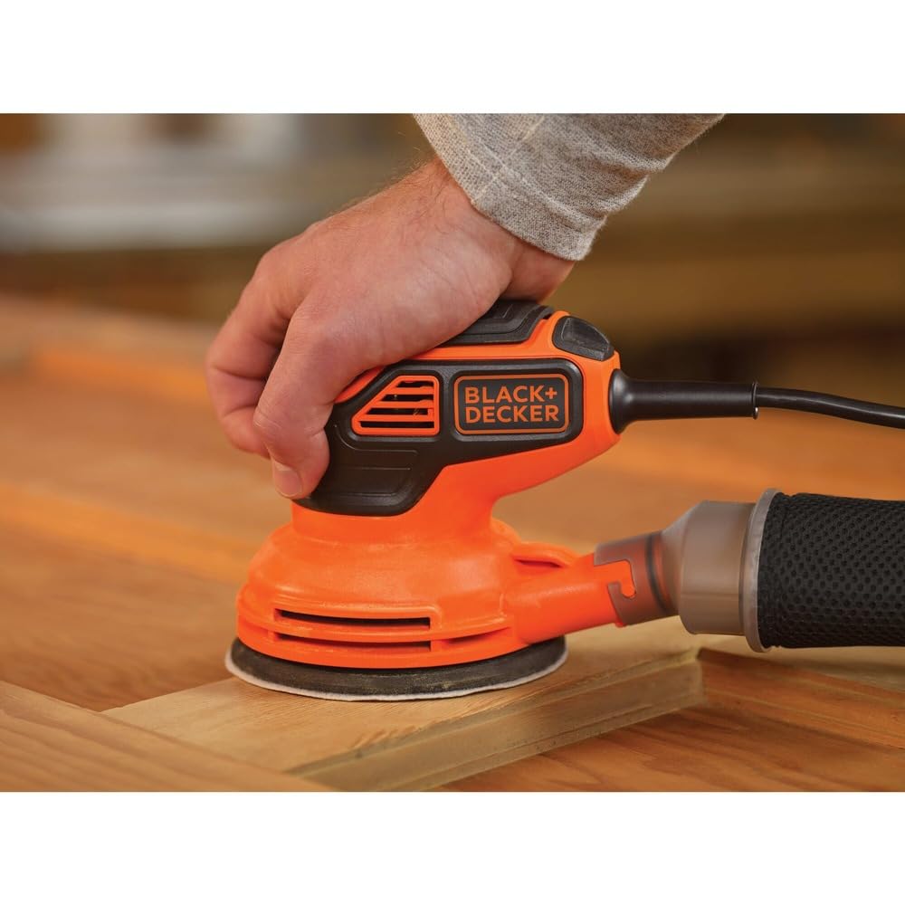 BLACK+DECKER 2.4 Amp 5 in. Random Orbit Sander, BDERO600