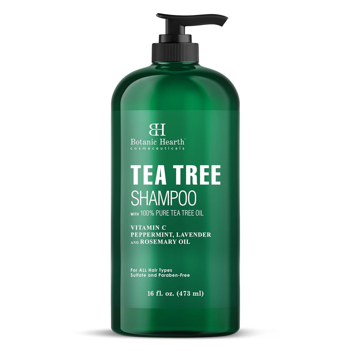 Botanic Hearth Tea Tree Shampoo for Dry Itchy Scalp, 16 fl oz