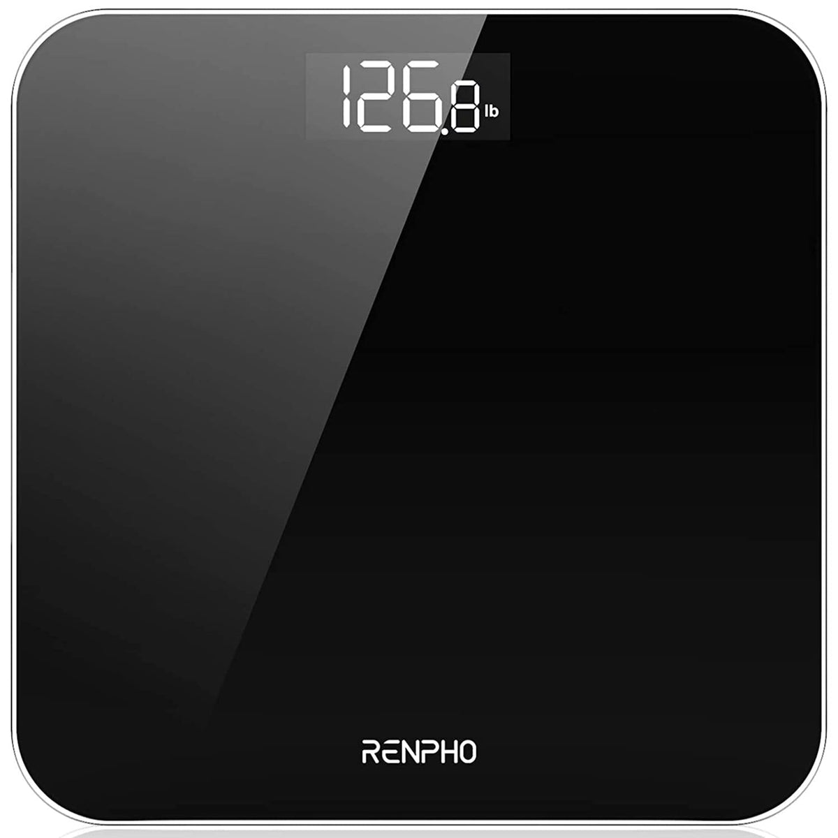 RENPHO Core 1S Bathroom Body Weight Scale, Black