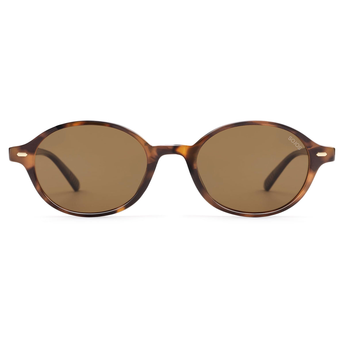SOJOS Retro Oval Polarized Sunglasses for Women and Men, SJ2611