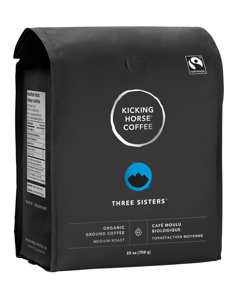 Kicking Horse Coffee Three Sisters Medium Roast Ground, 708 g