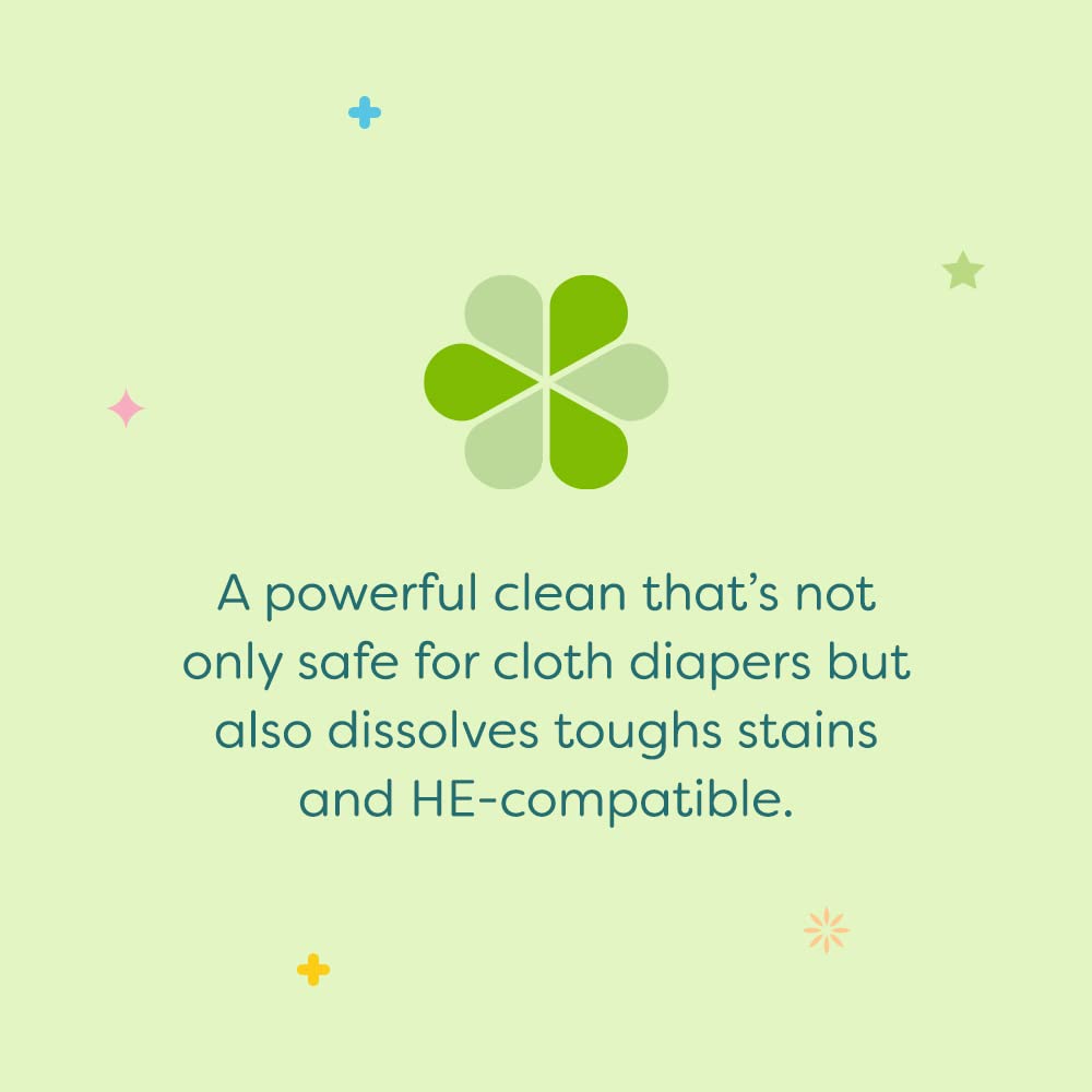 Babyganics Fragrance-Free Baby Laundry Detergent, 1.77 Liter