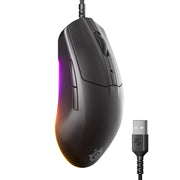 SteelSeries Rival 3 Gen 2 Gaming Mouse, 8500 DPI, Black