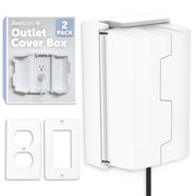 Jool Baby Outlet Cover Box for Child Safety, 2 Pack