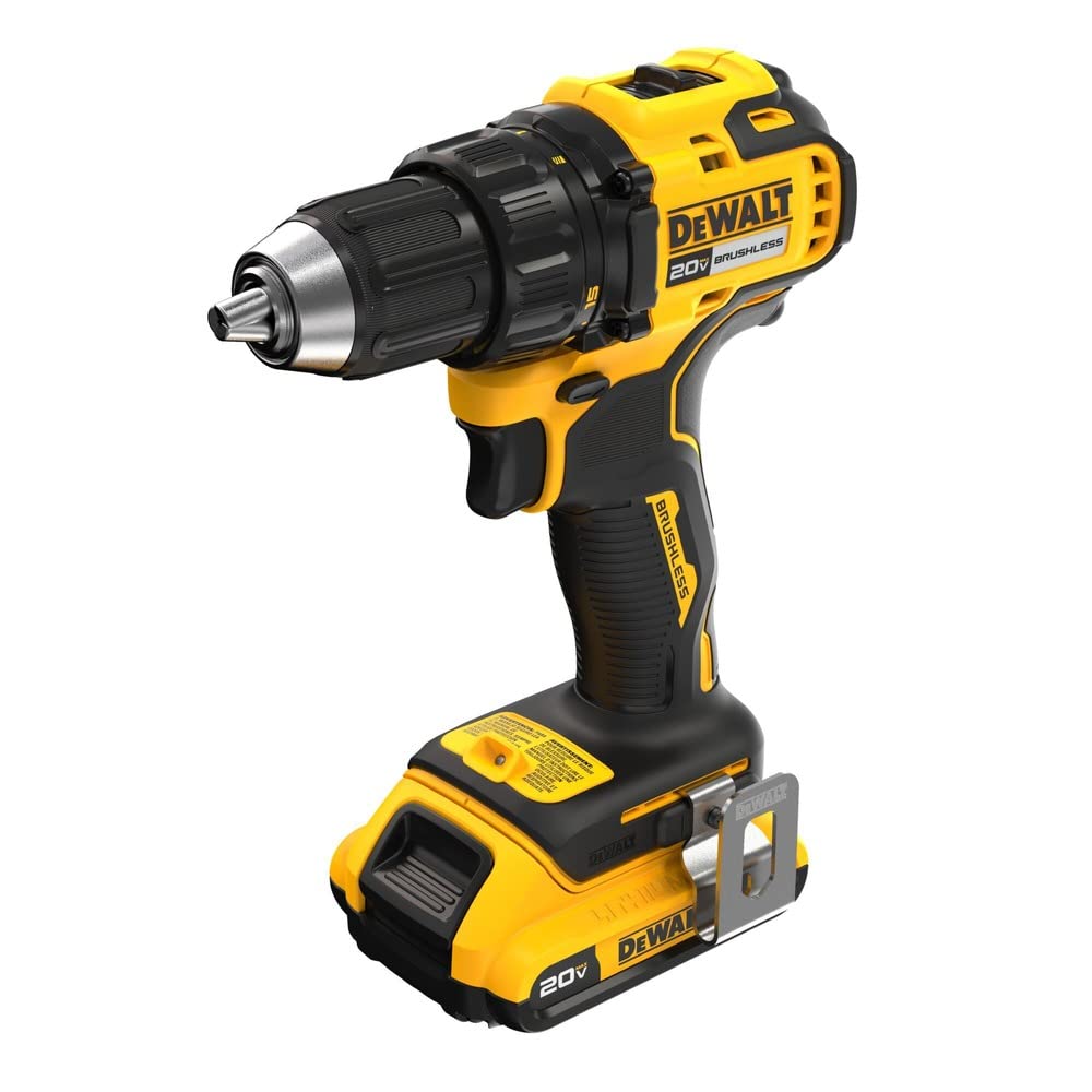 DEWALT 20V MAX Brushless 1/2" Compact Drill Driver Kit (DCD793D1)
