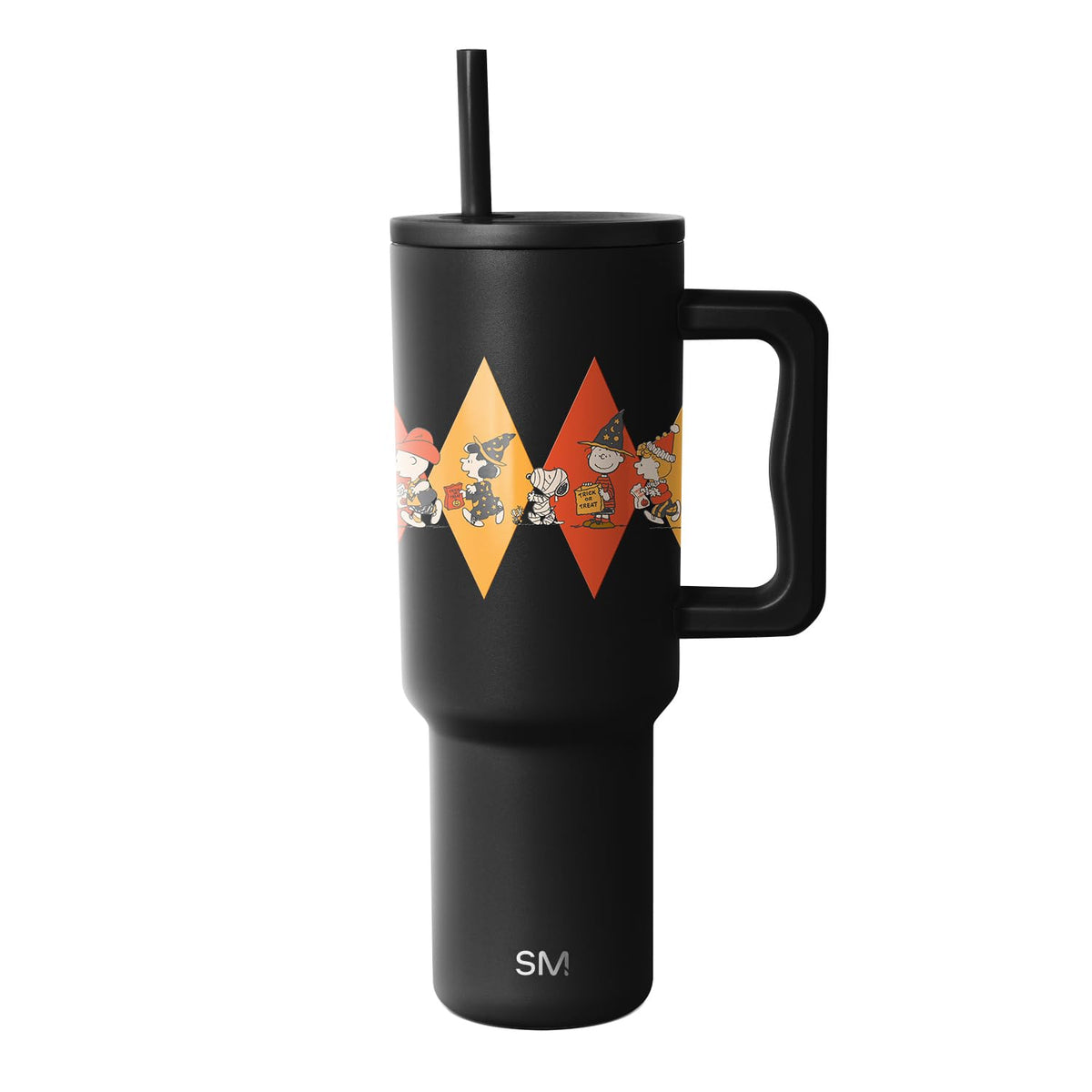 Simple Modern Halloween Tumbler with Handle, 40 oz, Peanuts