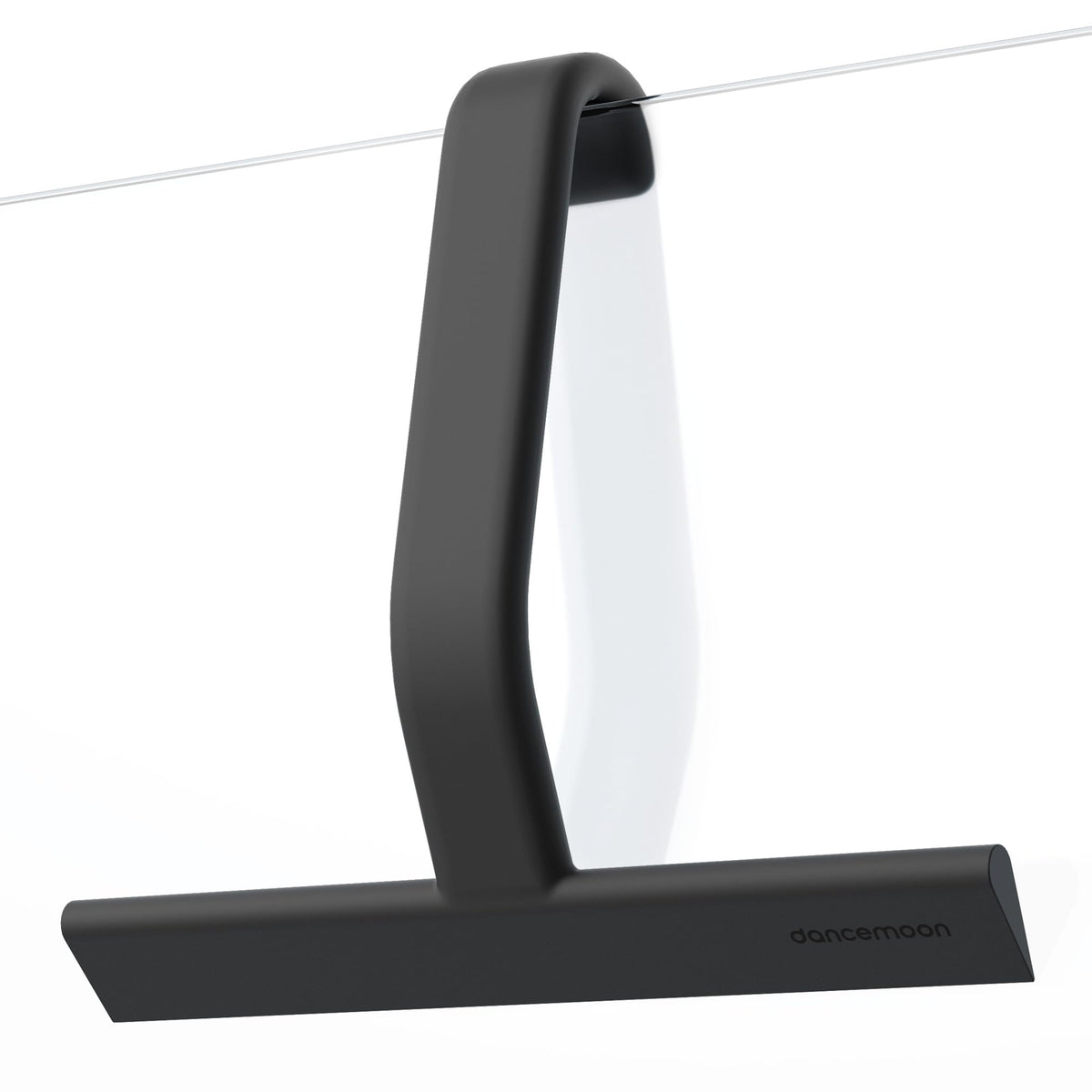 Dancemoon JustHang Silicone Shower Squeegee, 10-Inch, Black