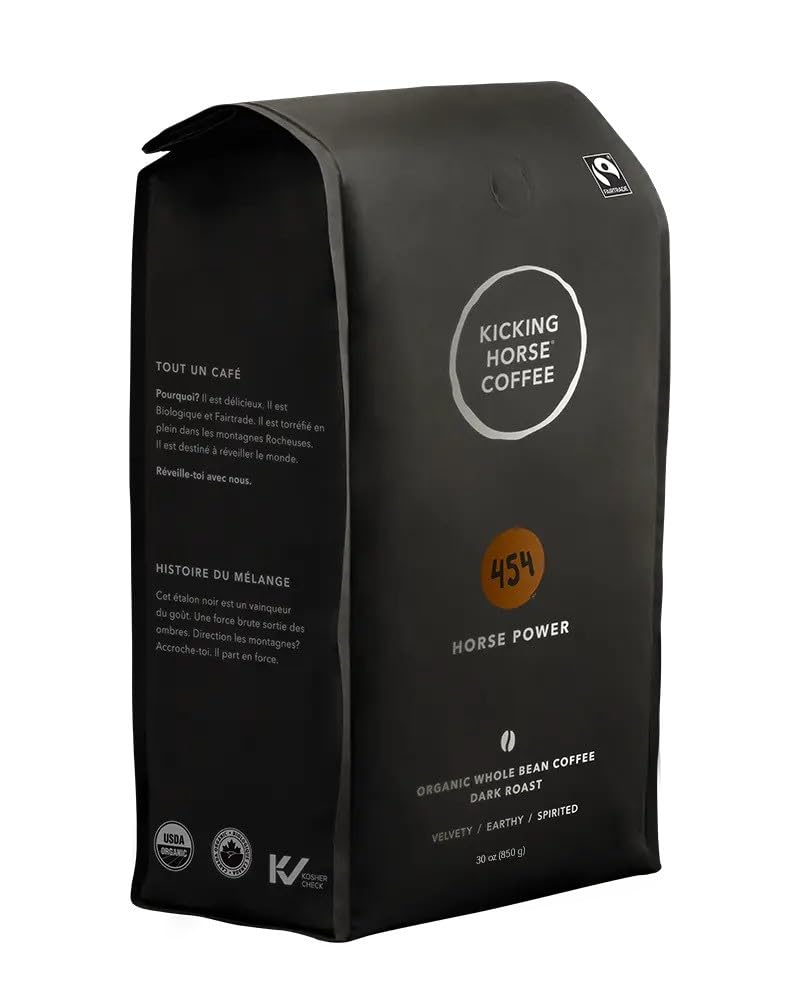 Kicking Horse Coffee 454 Horse Power Dark Roast Whole Bean, 850 g