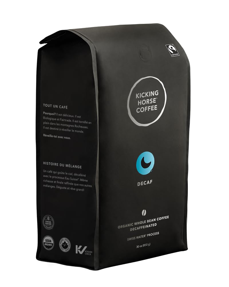 Kicking Horse Coffee Decaf Dark Roast Whole Bean, 850 g