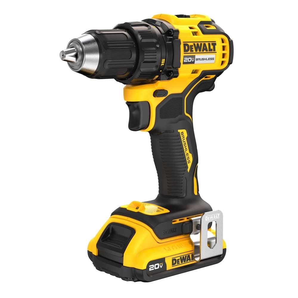 DEWALT 20V MAX Brushless 1/2" Compact Drill Driver Kit (DCD793D1)