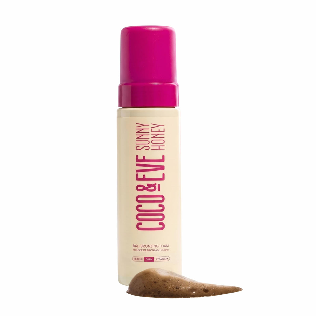 Coco & Eve Self Tanner Mousse, Sunny Honey Bali Bronzing Kit, Dark